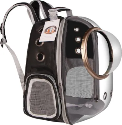 Produktbild von Furrever Friends CatVision UFO Schwarz - Transport-Rucksack für Katze und Hund Furrever Friends