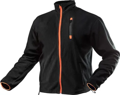 Produktbild von Arbeitsjacke, Fleece, Outdoor-Modell, schwarz, Größe XL/56, NEO