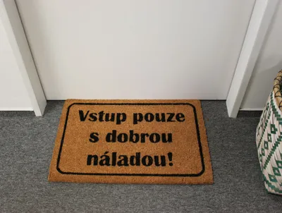 Immagine prodotto di Home Elements Zerbino da ingresso solo con buon umore 40 x 60 cm
