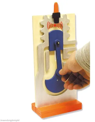 Image de matches21 Moteur à deux temps Moteur à deux temps Modèle en bois pour enfants Kit de bricolage à partir de 13 ans