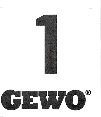 Produktbild von GEWO Rückennummern 1-6