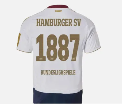 Produktbild von adidas Hamburger SV Sondertrikot 1887 Bundesligaspiele MIT FLOCK Grüße XL