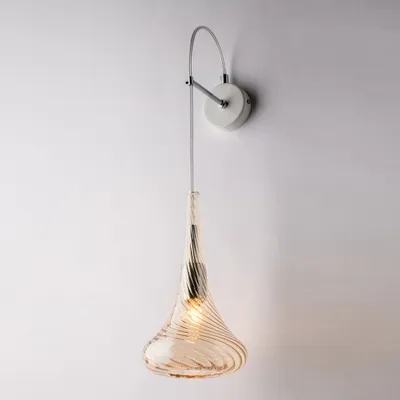Obrázok produktu pre Súčasné nástenné svietidlo Nemesi Amber 1 Light E14