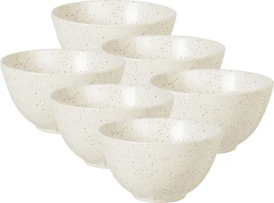 Produktbild von Broste Copenhagen NORDIC VANILLA Schale 15cm Set6