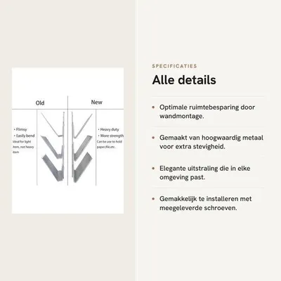 Image de Organisateur mural extensible au format A4, au design élégant et fabriqué avec des matériaux robustes