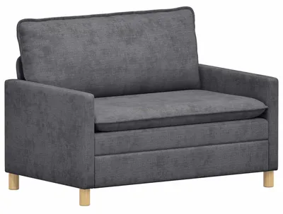 Produktbild von vidaXL Sofa Dunkelgrau 126 x 81 x 87,5 cm Polyester