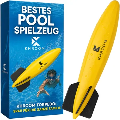 Produktbild von Khroom Torpedo Pool Spielzeug für Kinder & Erwachsene, Tauchspielzeug