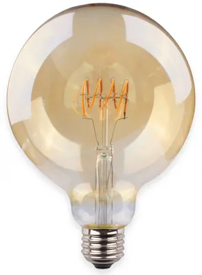 Produktbild von Müller-Licht LED-Lampe, Globe, 400409, Flex G125, EEK: G, 4 W, 245 lm, 2000K, gold