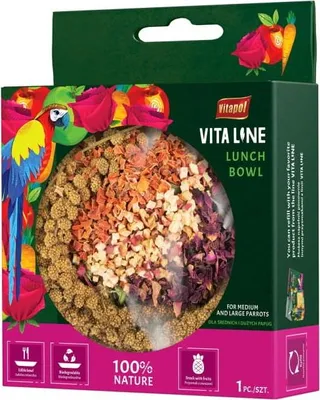Produktbild von Vitapol Vitaline Snackschale Für Große Papageien - Gesunde Köstlichkeit, 250G