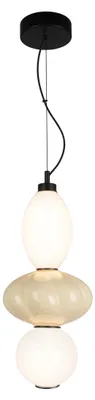 Image de Suspension Italux Tordi LED beige 18 W 3000 K