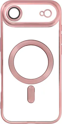 Image de Housse de téléphone Bumper Housse de protection avec anneau magnétique intégré et protection pour appareil photo compatible avec l'iPhone 17 Pro Rose