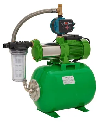 Produktbild von CHM GmbH Hauswasserwerk 100 Liter, 1650 Watt 6,5 Bar, Gartenpumpe mit Druckschalter