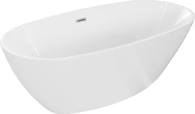 Obrázek produktu pro Mexen Eris volně stojící vana 180 x 80 cm, bílá, odtok nerez - 53441808000-97