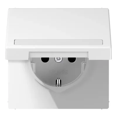 Immagine prodotto di Presa di corrente SCHUKO con coperchio incernierato (LS1520BFNAKLWW)