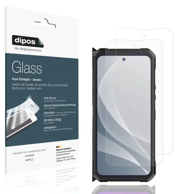 Image de 2x Protection ecrán pour Oukitel WP61 mat Verre souple Film Protecteur 9H dipos
