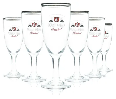Produktbild von 6x Einbecker Bier Glas 0,3l Pokal Tulpe Kelch Maredsouse Goldrand Gläser Gastro