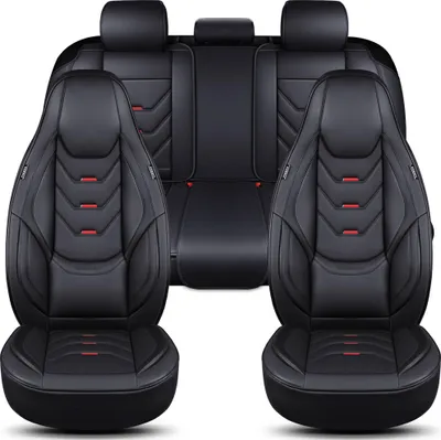 Produktbild von Premium Schonbezüge-Komplettset für Dodge Journey Bj 2008-20 in Schwarz FL1