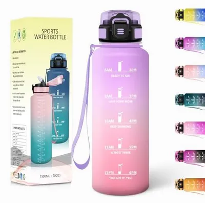 Produktbild von Trinkflasche 1500ml Motswedi BPA-frei auslaufsicher Sport Wasserflasche