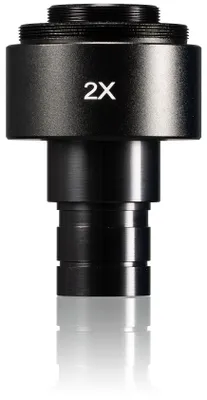 Produktbild von Bresser Mikroskop SLR-Kameraadapter 2X T2 23,2 mm zur Aufnahme Einer Spiegelreflex oder Systemkamera am Mikroskop, 5942080