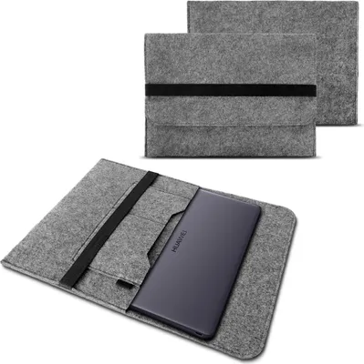 Produktbild von Schutzhülle für Huawei MateBook X / Pro / E Tasche Hülle Filz Sleeve Case CoverFarben:Grau