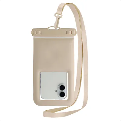 Productafbeelding van imoshion Floating Waterproof Pouch - Universeel waterdicht telefoonhoesje - Beige