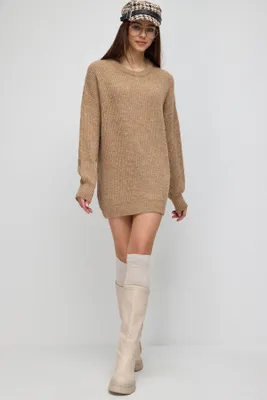Produktbild von Oversize-Strickpullover, Beige, S