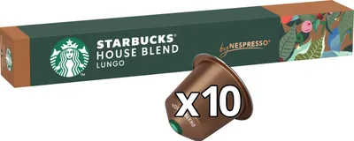 Produktbild von Starbucks 10Pcs Nespresso Hausmischung Kapseln /12 (7630477891592)