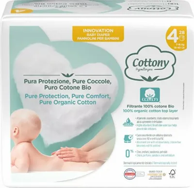 Obrázek produktu pro Jednorázové dětské pleny zbavlny č.4  (7-18 kg) - 28 ks velikost balení: kusové balení