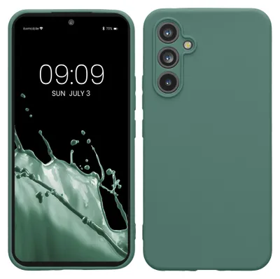 Produktbild von kwmobile Handyhülle für Samsung Galaxy A54 5G Hülle - weiches Handy Silikon Case - Schutzhülle Cover - Tannengrün