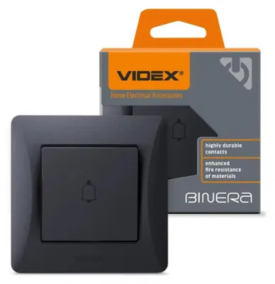 Obrázek produktu pro Klíč zvonku 10A VF-BNDB1-BG BINERA VIDEX - grafit
