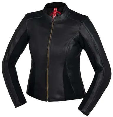 Produktbild von IXS Aberdeen Damen Motorrad Lederjacke, schwarz, 36