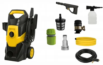 Zdjęcie produktu dla Myjka Ciśnieniowa 200 Bar 2000W Profesjonalna Pompa Wózek 4,5l/min WIN12