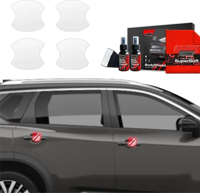 Obrázek produktu pro Ochranná fólie 4 v 1 Grizz Protector pro prohlubně dveřních klik – Nissan X-Trail Facelift (2024–2025)