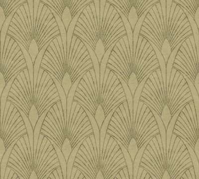 Produktbild von Livingwalls Art Deco Tapete New Walls 50's Glam Vliestapete gold beige braun 10,05 m x 0,53 m