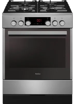 Produktbild von Amica SHEG 914121 E Ed Kombi-Gasherd 60cm Gaskochfeld A 11Heizart. Aqualystic