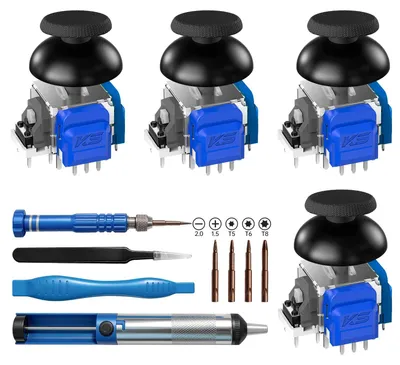 Obrázek produktu pro Sada čtyř modulů joysticku TMR pro ovladače PS5