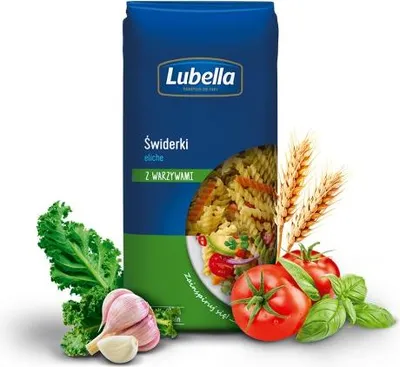 Obrázok produktu pre Makaron Świderki Trójkolorowe Lubella 400 g
