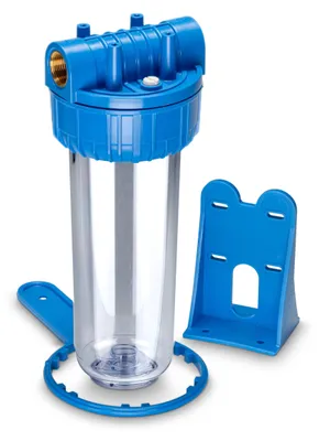 Wasserfilter-Set, 10 Zoll, mit Behälter und Wandhalterung