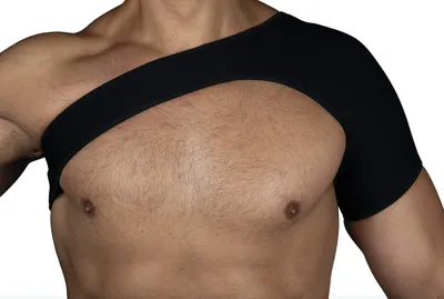 Produktbild von Solidchoice – Verstellbare Schulterbandage aus Neopren, für beide Schultern, Größe L