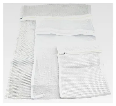 Produktbild von 3er Set Wäschenetze, M (20x25cm), L (30x40cm), XL (50x40cm) mit Reißverschluss für empfindliche Wäsche