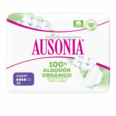 Obrázek produktu pro Ausonia Super Organic slipové vložky 10 kusů