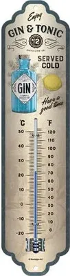 Produktbild von Nostalgic-Art - Thermometer - Gin & Tonic Served Cold