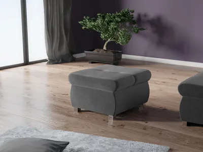 Obrázok produktu pre Taburet ABEL 1 - tmavý šedý
