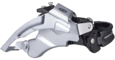 Image de Dérailleur avant Shimano Deore FD-M590, 3x9 vitesses, tirage double, pivot supérieur - performances de changement de vitesse précises...