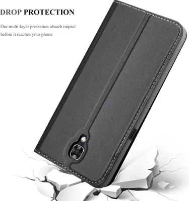 Produktbild von Cadorabo Handyhülle für LG X SCREEN Schutz Hülle in Schwarz Cover Etui Book Case Booklet