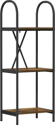 Produktbild von "2026 MODERNE" Bücherregal - Standregal - Wohnzimmerschrank - Geräucherte Eiche 40 x 30 x 109 cm Holzwerkstoff - Lagerregal Bücherregale CC3656199