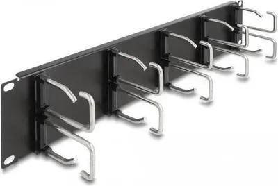 Obrázek produktu pro Instalační panel Delock pro správu kabelů v racku