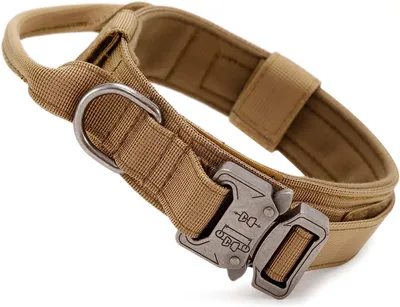 Produktbild von Taktischer Hundehalsband mit Kontrollgriff Nylonverstellbares