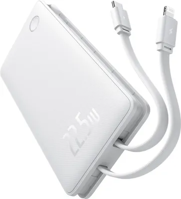 Zdjęcie produktu dla Baseus Airpow Lite, 10000 mAh, Litowo-polimerowy (LiPo), Biały