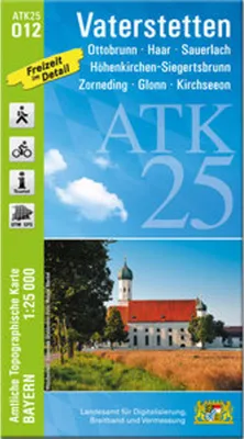 Image de ATK25-O12 Vaterstetten (Carte topographique officielle 1:25000)